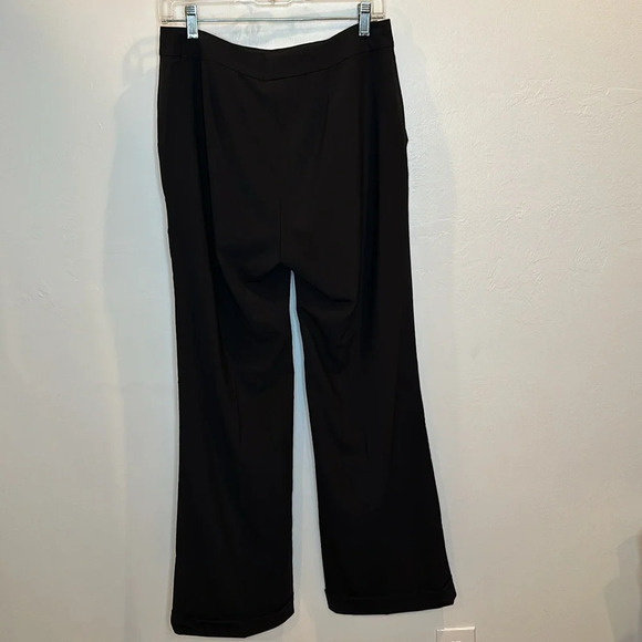 RALPH LAUREN WOOL WIDE LEG CUFFED HEM TROUSERS - Picture 7 of 9